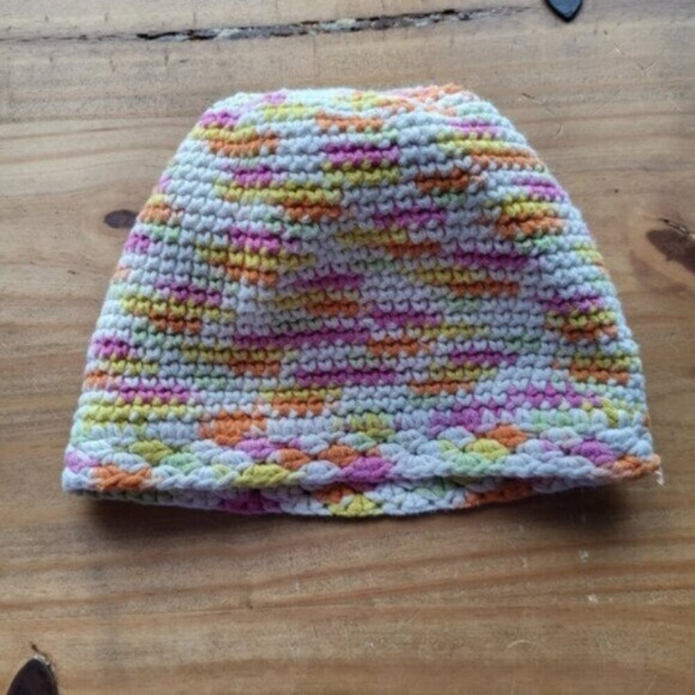 Handmade Cotton Crocheted Hat Women's